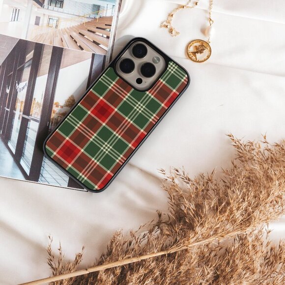 Plaid Phone Cover – iPhone 17, 16 Pro, Galaxy S25, S24, S24 Ultra, Pixel 9 - Picture 2 of 3